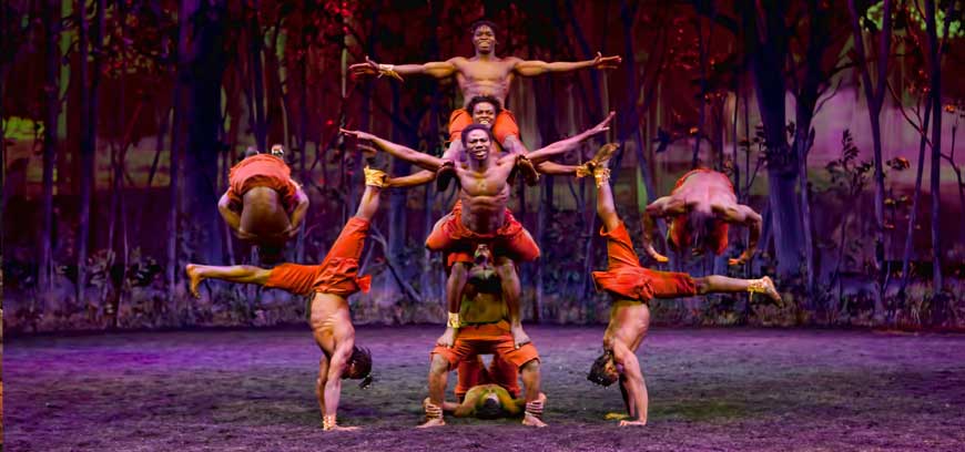 African Acrobats in Delhi African Acrobats in Delhi
